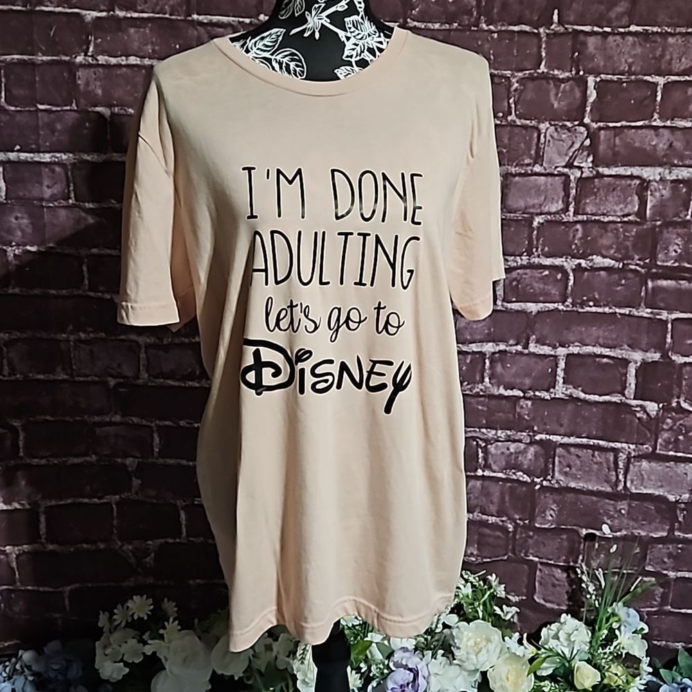 Bella Canvas Disney Inspired Short Sleeve  T-Shirt